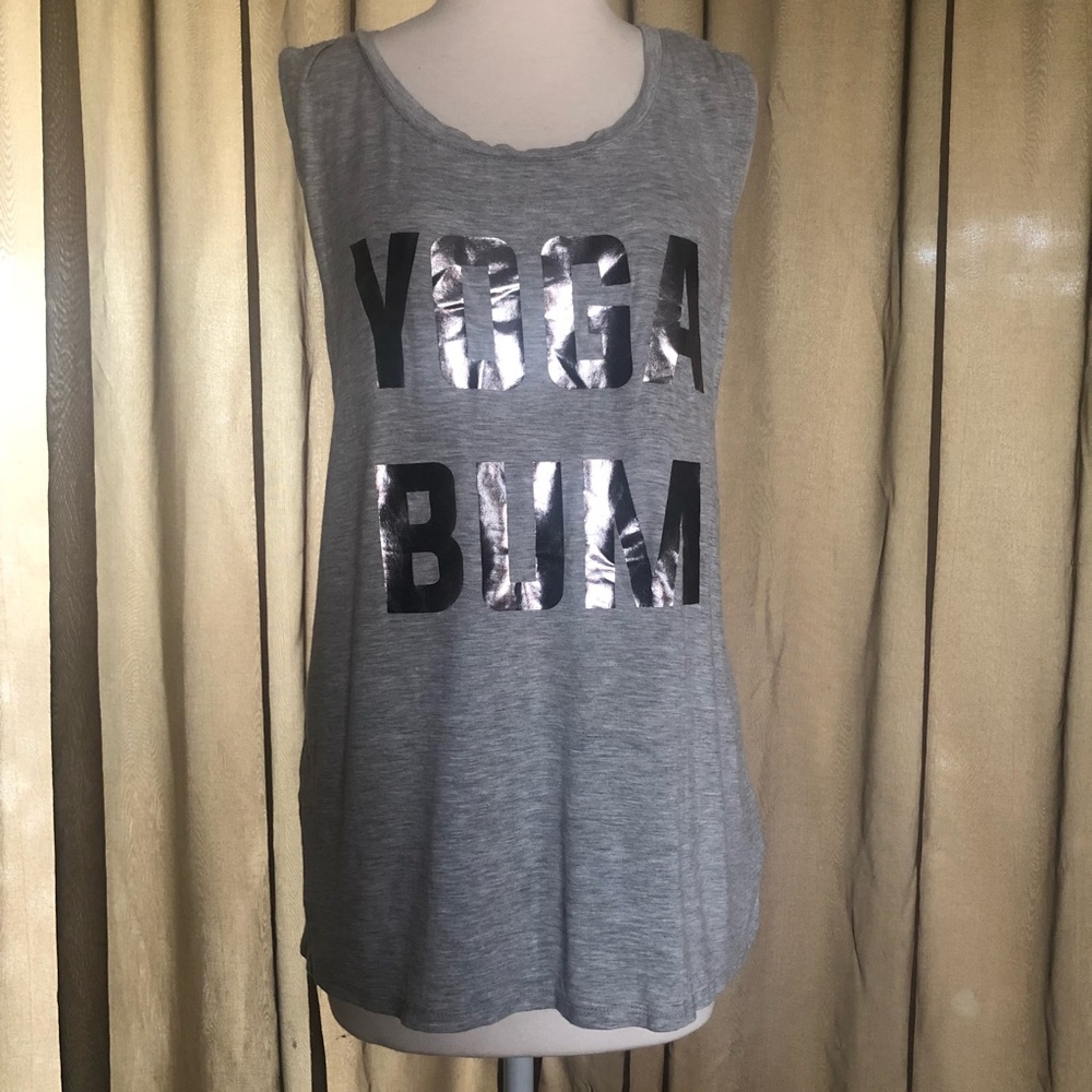 F.I.T Fashion Inspire Train yoga bum workout top